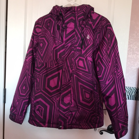 Volcom Snowboard Jacket Purple Thermonite XS - Picture 2 of 16